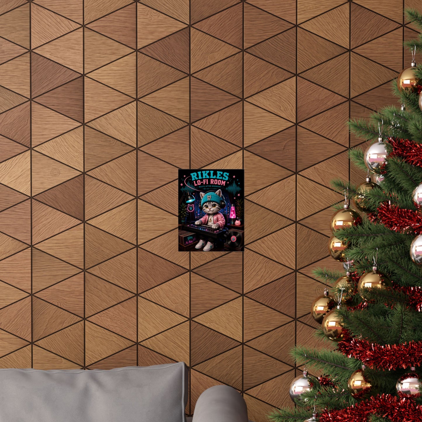 Rikles Official "Lo-Fi Room" Premium Matte Poster