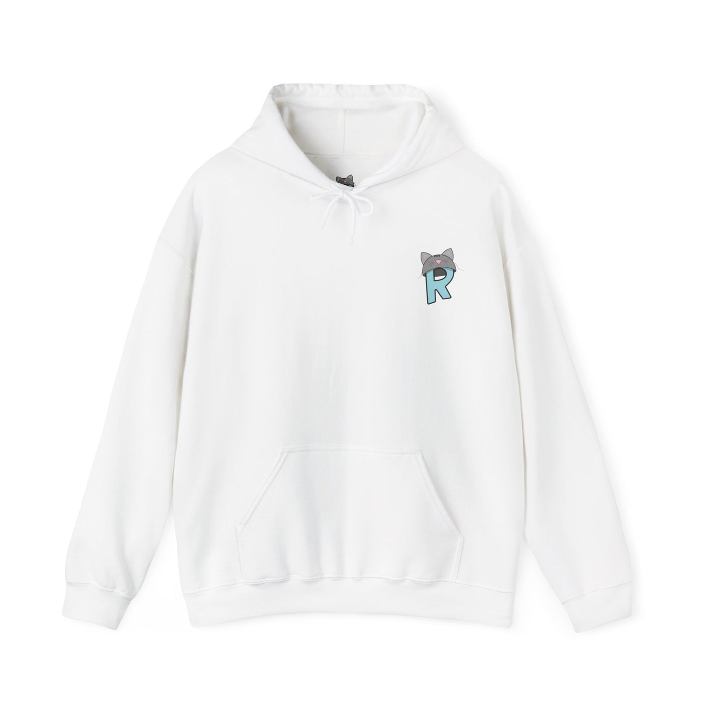 Retro Cyberpunk Cat Hoodie – "RILES" Gamer Cat Sweatshirt