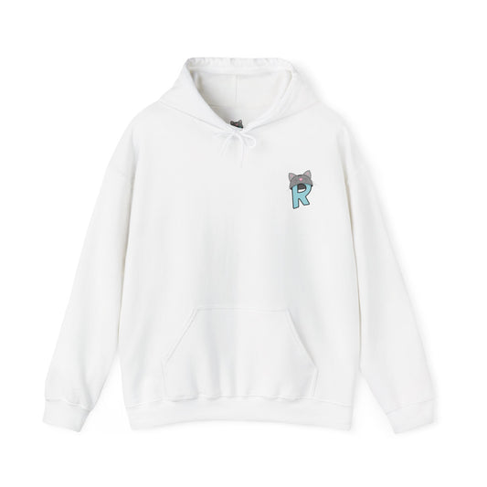 Retro Cyberpunk Cat Hoodie – "RILES" Gamer Cat Sweatshirt