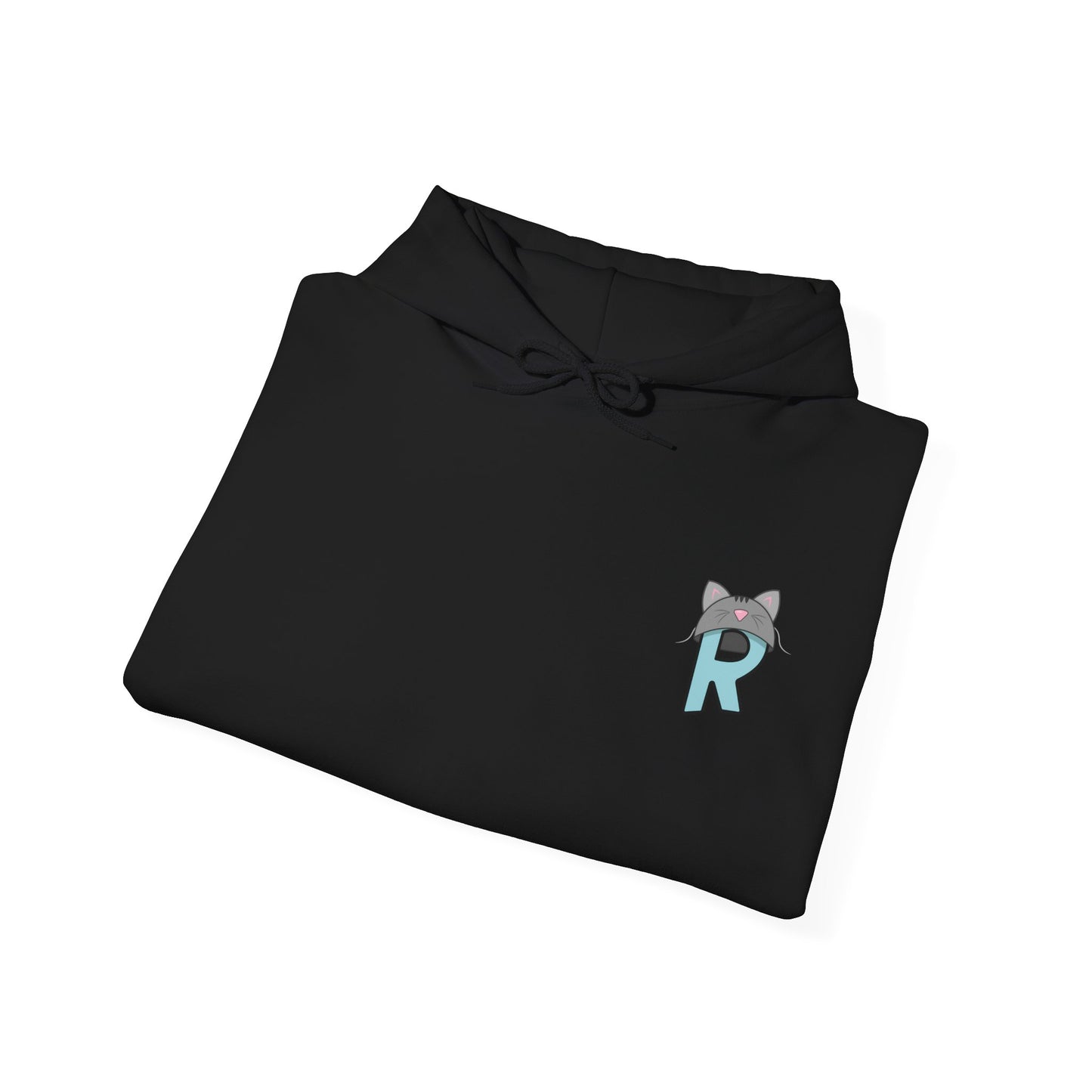 Retro Cyberpunk Cat Hoodie – "RILES" Gamer Cat Sweatshirt