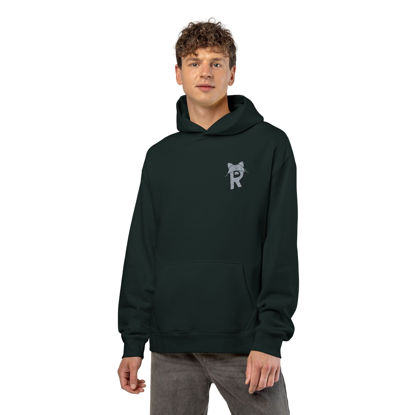 Rikles Synthwave Cat DJ Premium Hoodie