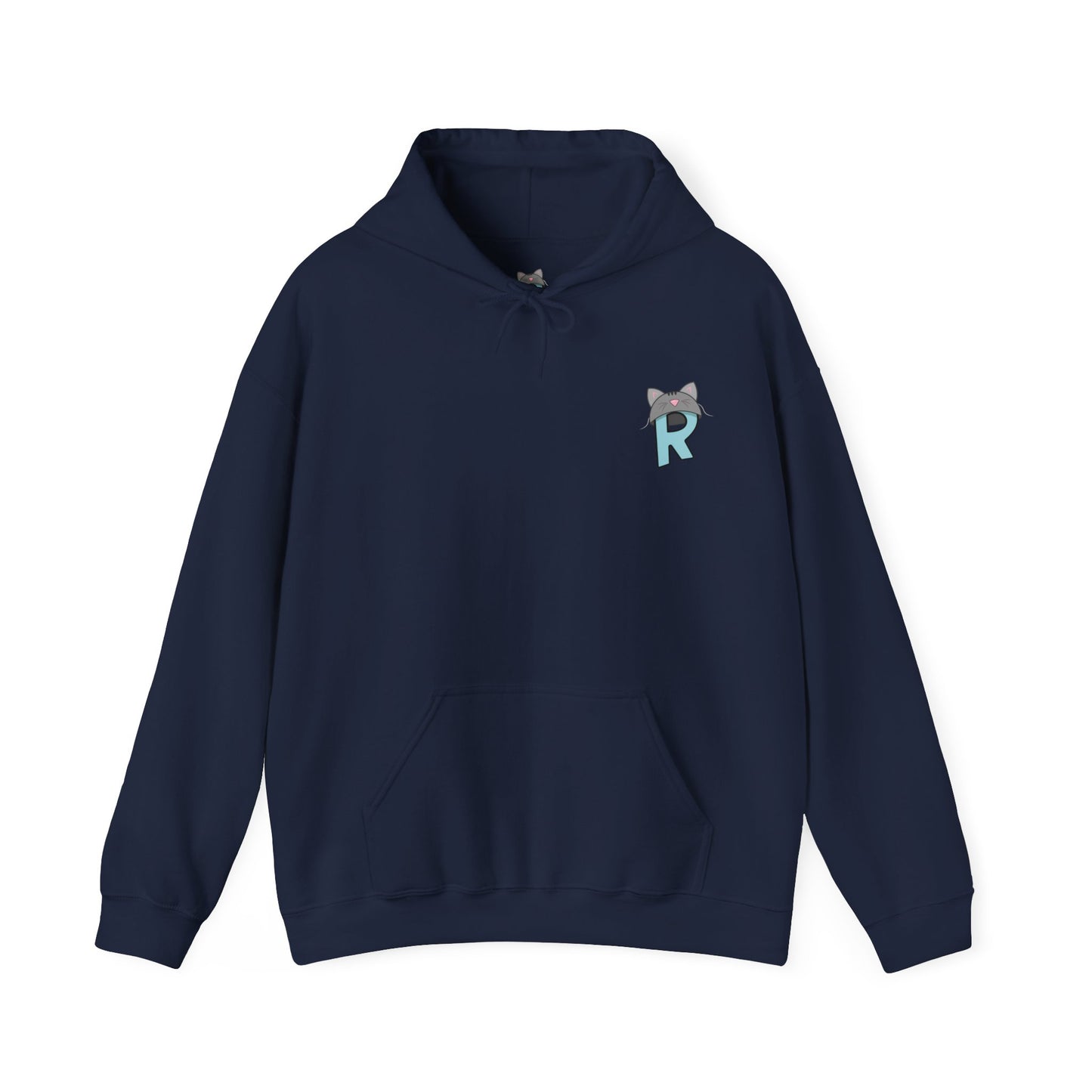 Retro Cyberpunk Cat Hoodie – "RILES" Gamer Cat Sweatshirt