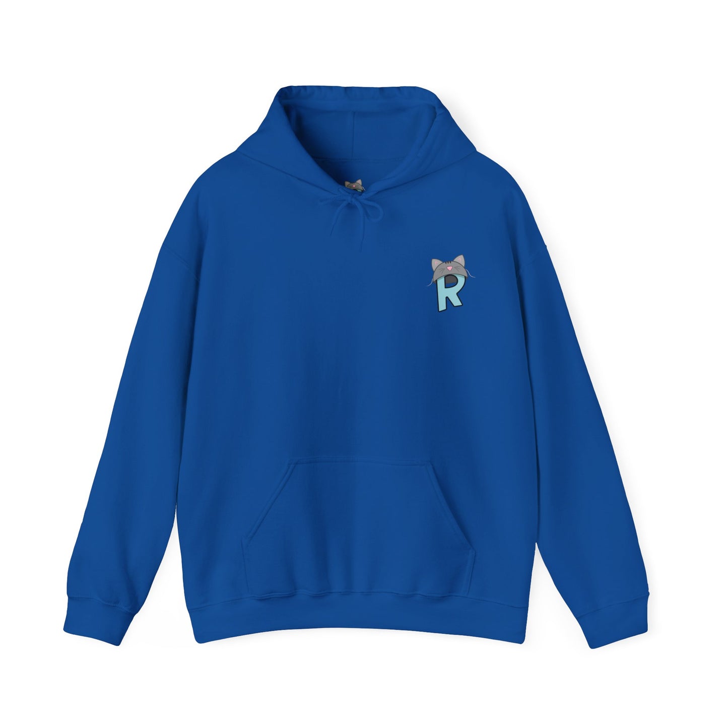 Retro Cyberpunk Cat Hoodie – "RILES" Gamer Cat Sweatshirt