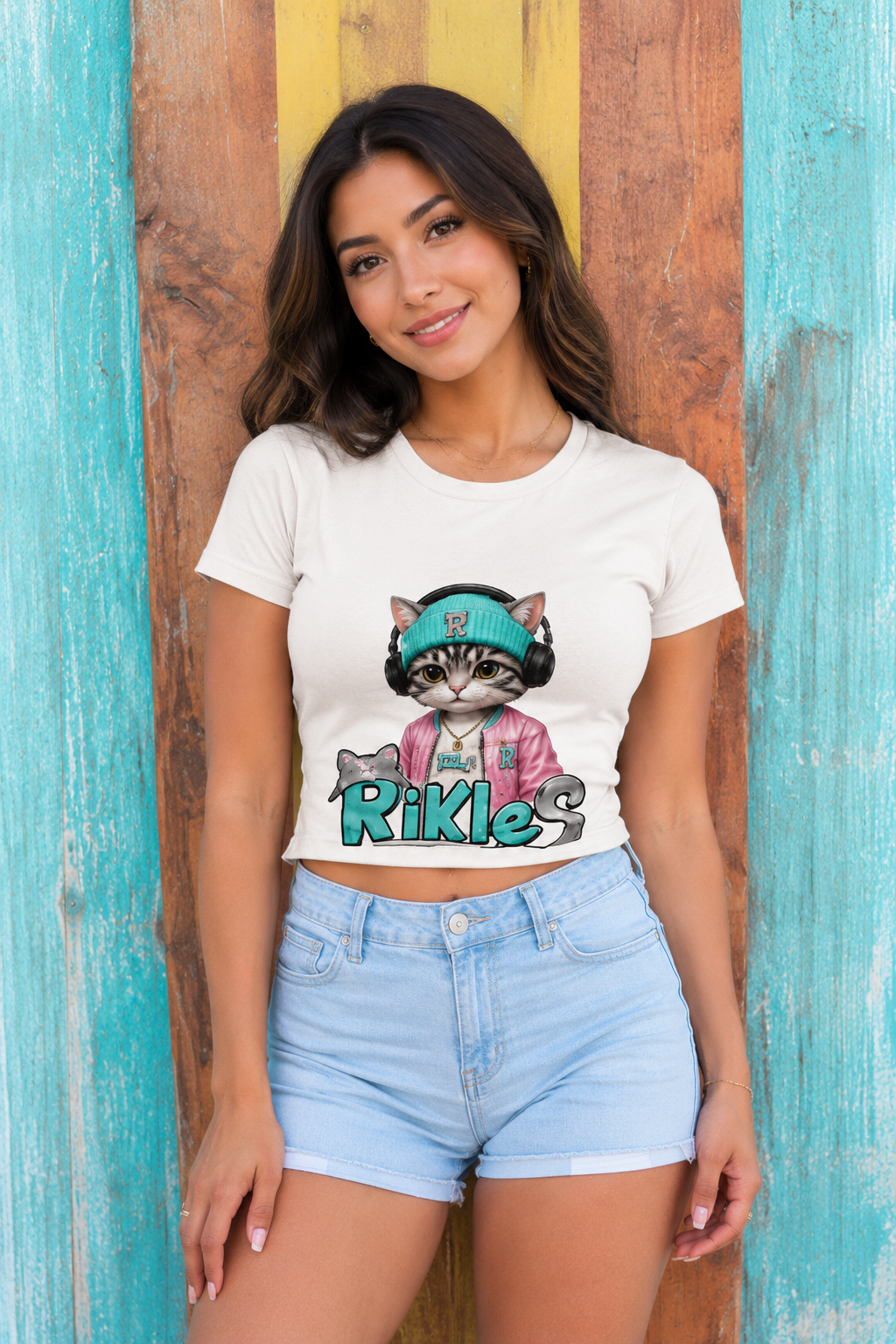 Rikles Official "Late-Night Studio" Oversized Boxy Tee | Cozy Aesthetic Graphic Shirt