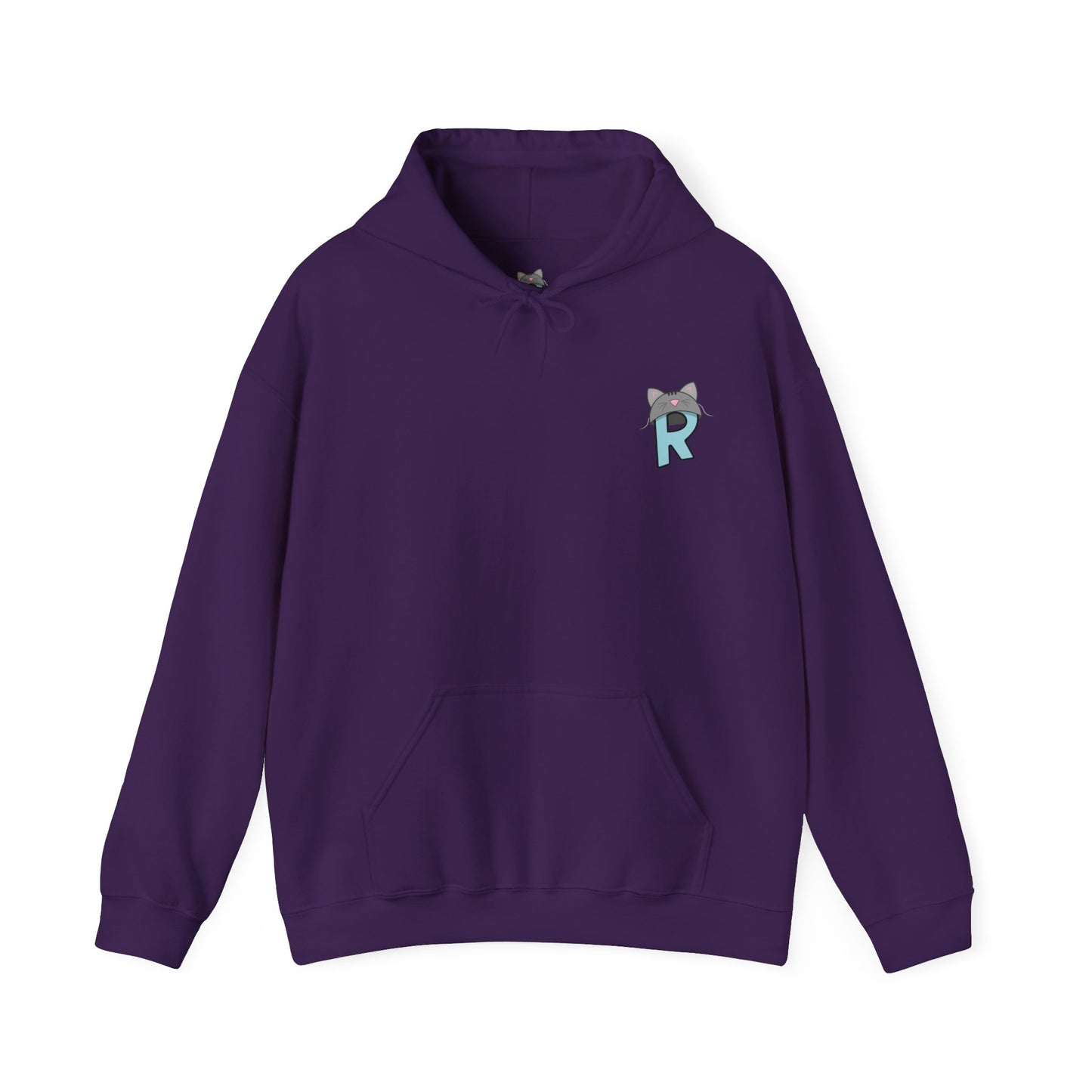 Retro Cyberpunk Cat Hoodie – "RILES" Gamer Cat Sweatshirt