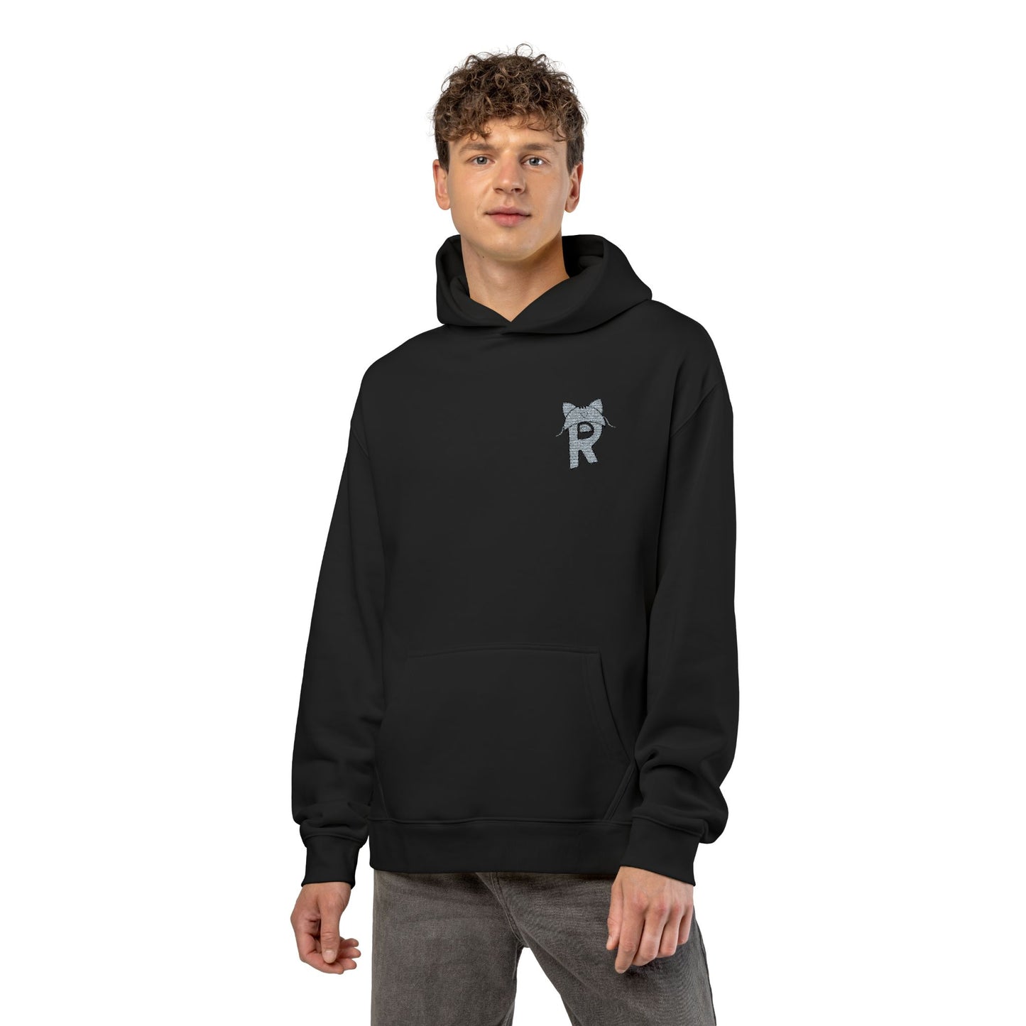 Rikles Synthwave Cat DJ Premium Hoodie