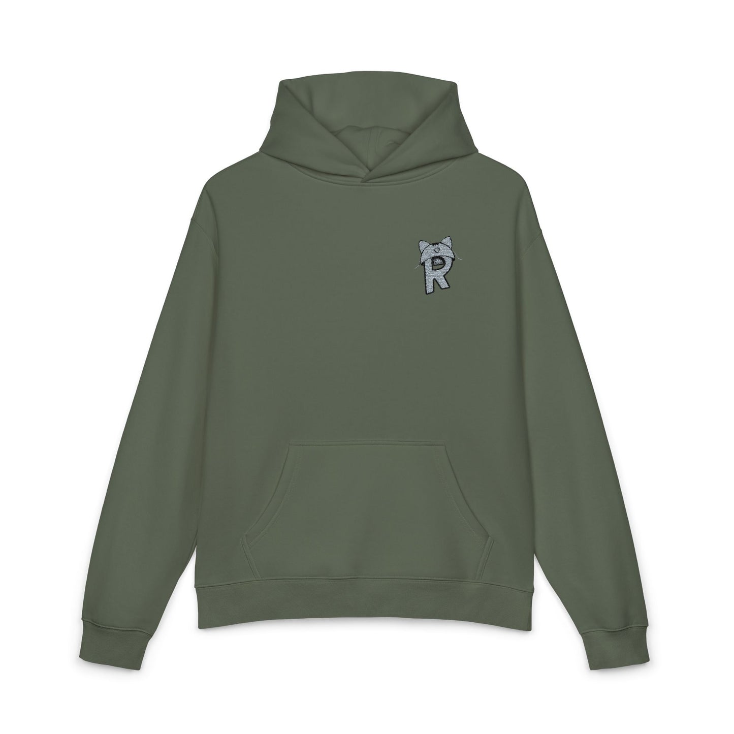 Rikles Synthwave Cat DJ Premium Hoodie