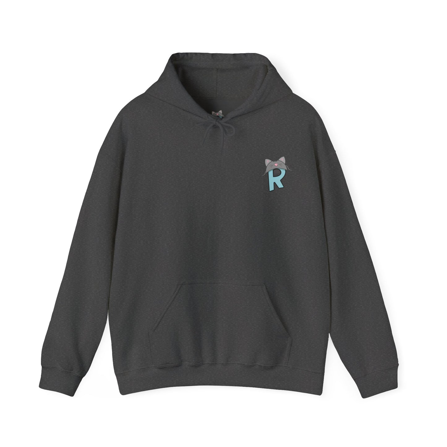 Retro Cyberpunk Cat Hoodie – "RILES" Gamer Cat Sweatshirt