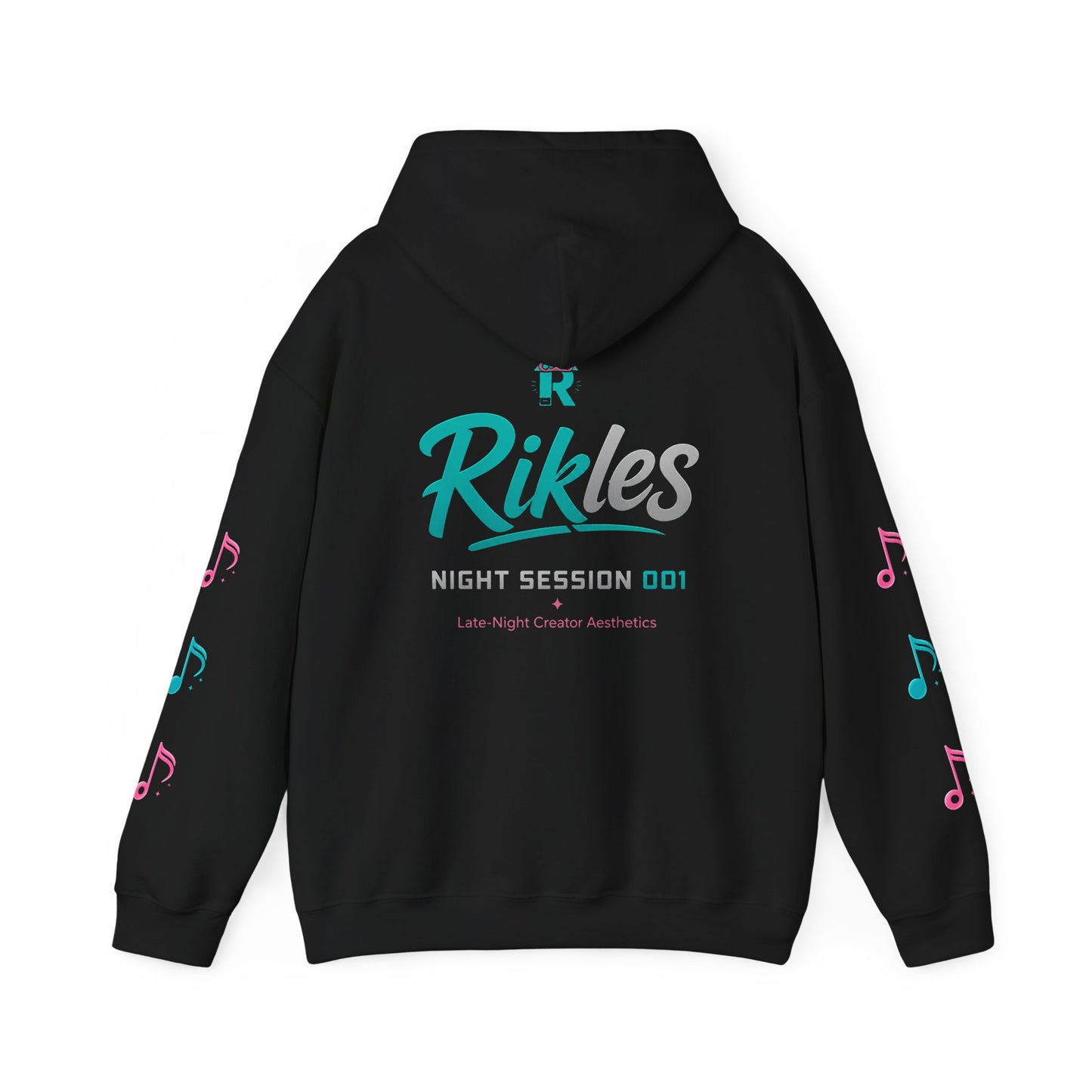 Retro Cyberpunk Cat Hoodie – "RIKLES" Gamer Cat Sweatshirt