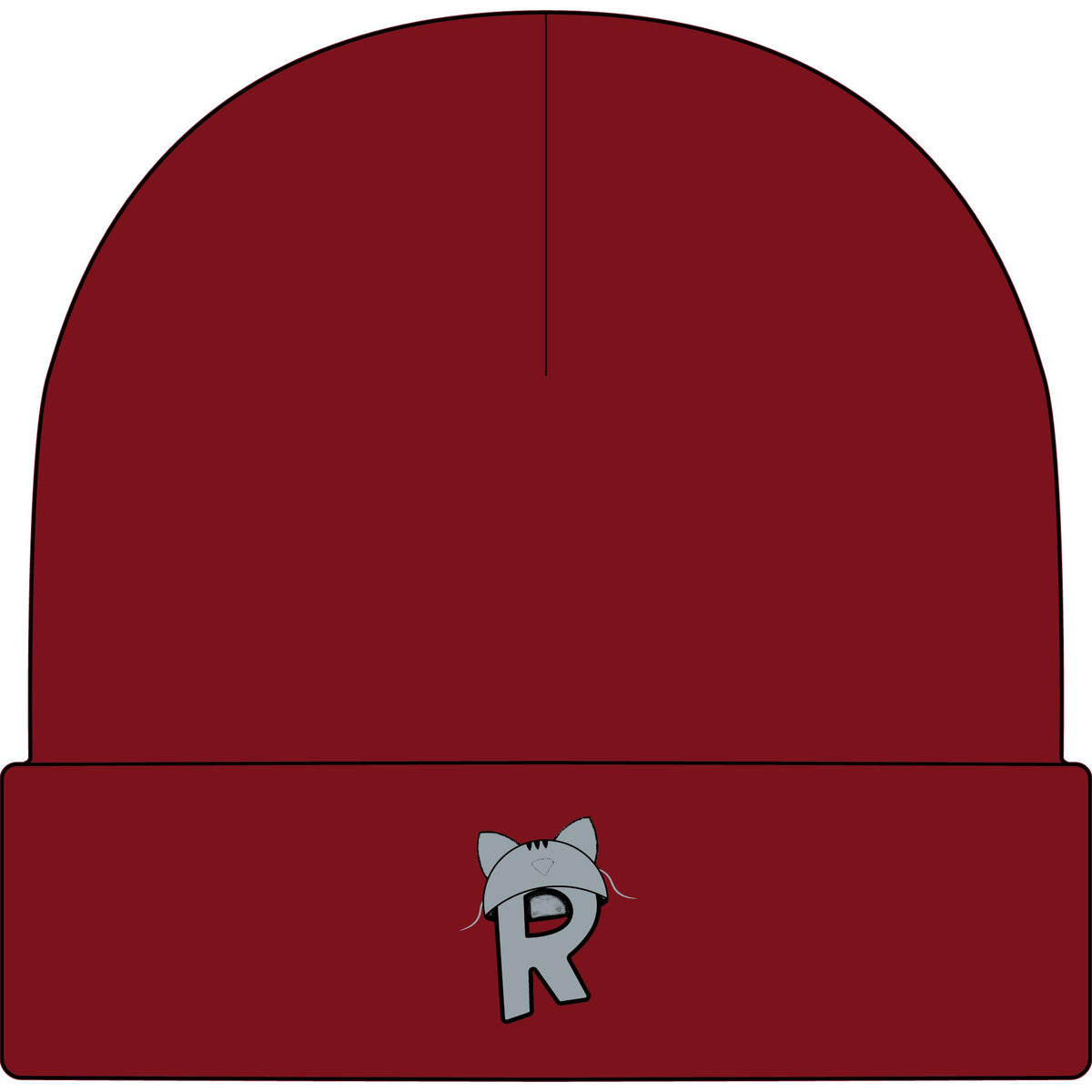 Rikles Official "Stealth Cat" Cuff Beanie