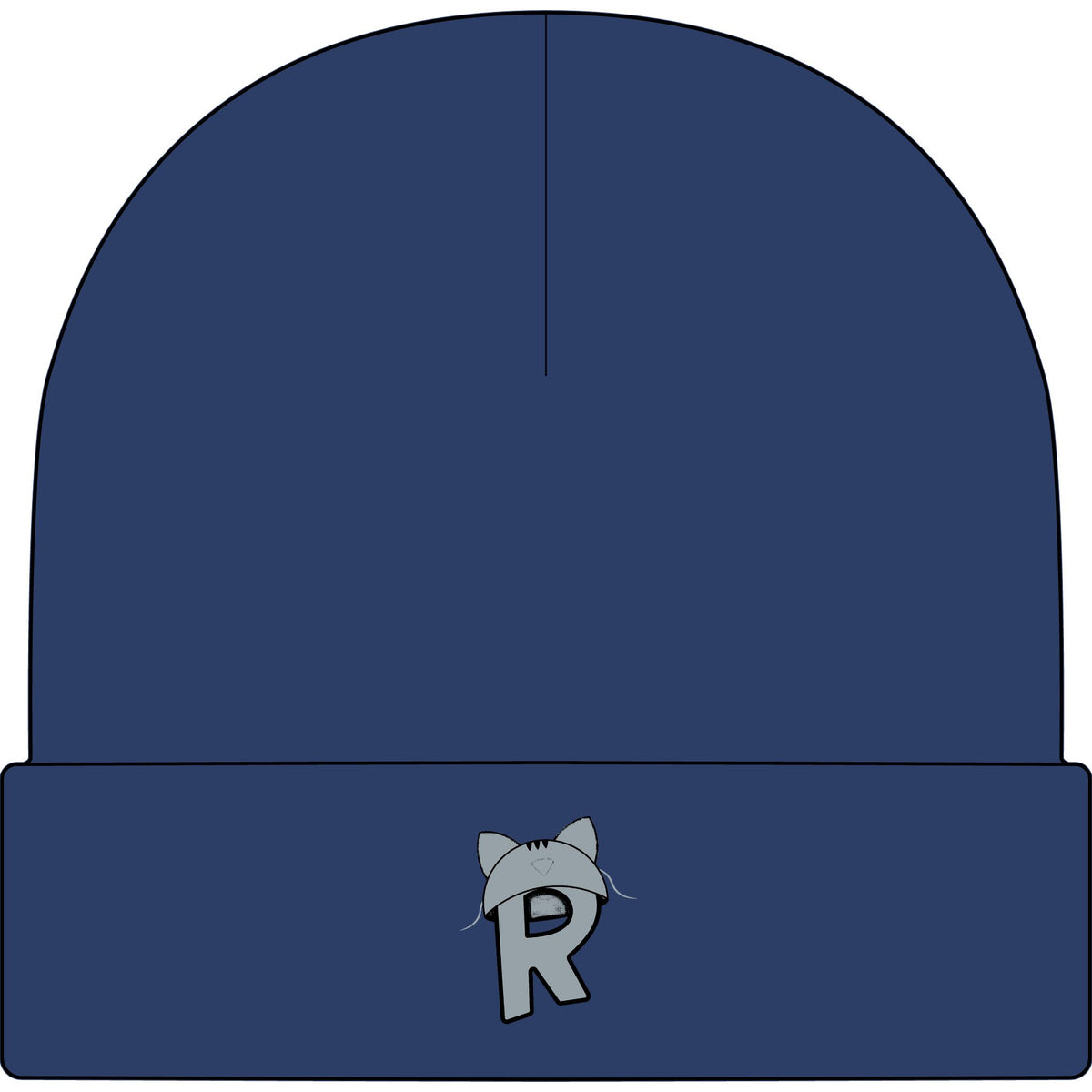Rikles Official "Stealth Cat" Cuff Beanie