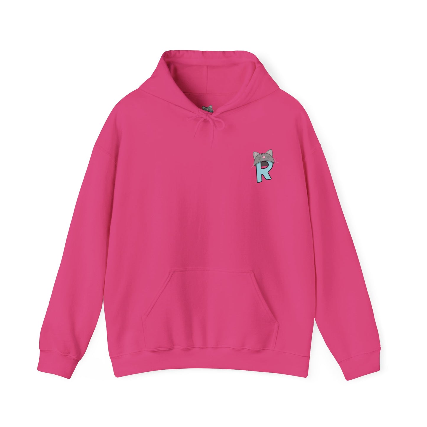 Retro Cyberpunk Cat Hoodie – "RILES" Gamer Cat Sweatshirt