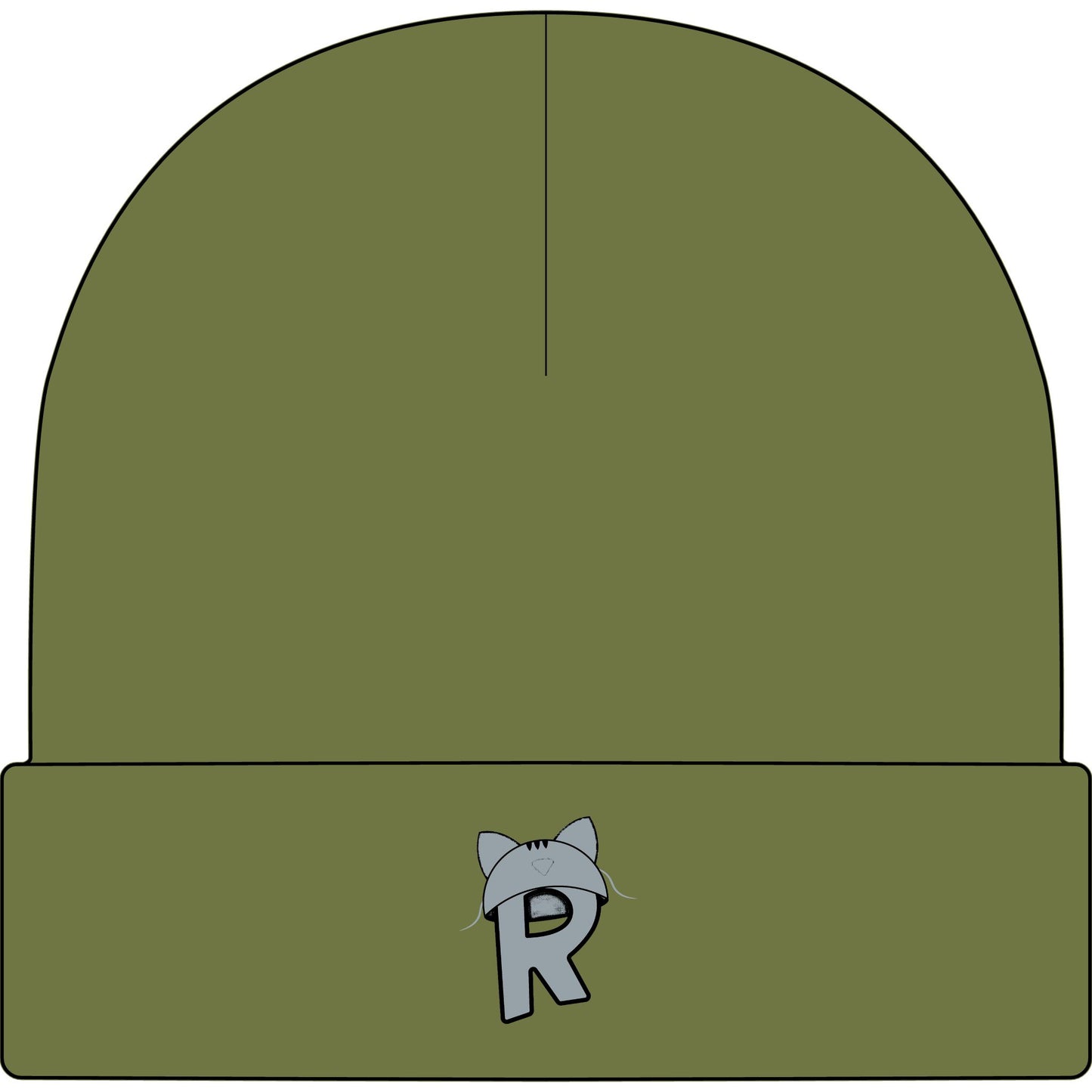 Rikles Official "Stealth Cat" Cuff Beanie