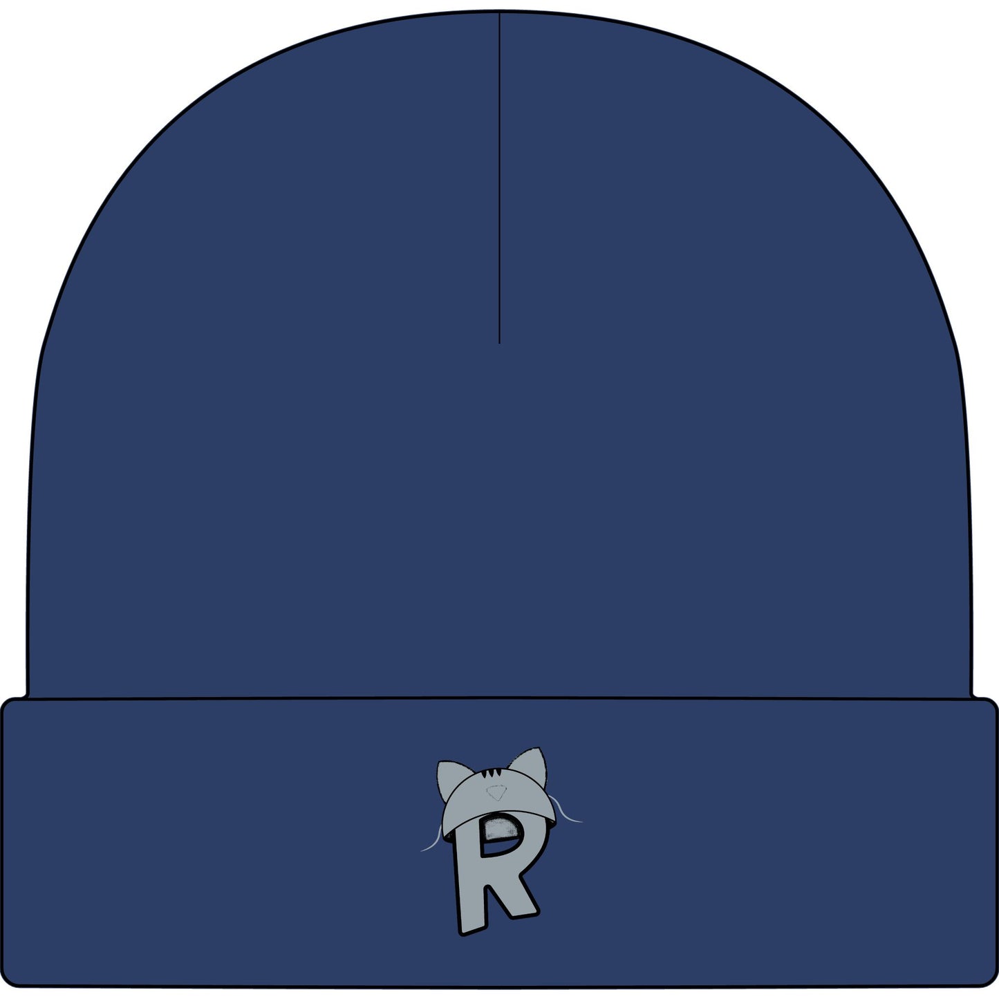 Rikles Official "Stealth Cat" Cuff Beanie