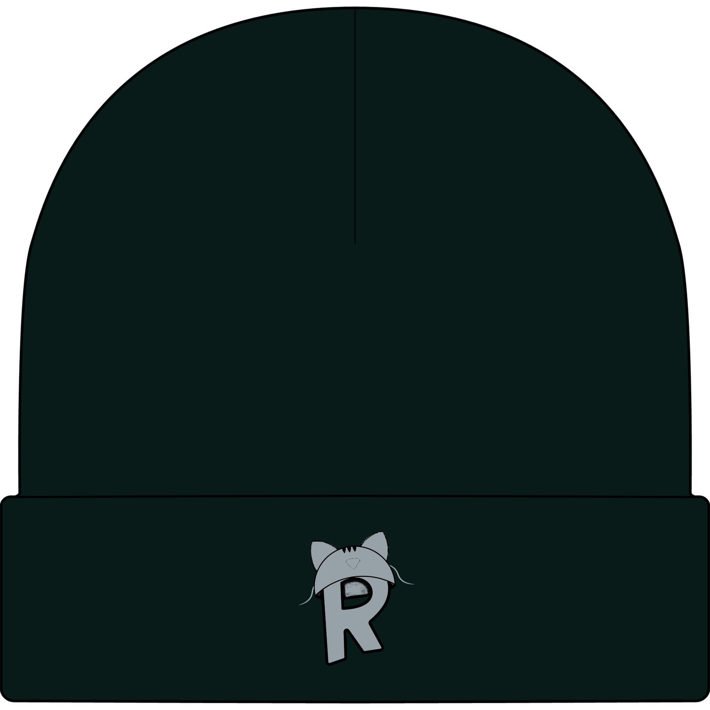 Rikles Official "Stealth Cat" Cuff Beanie
