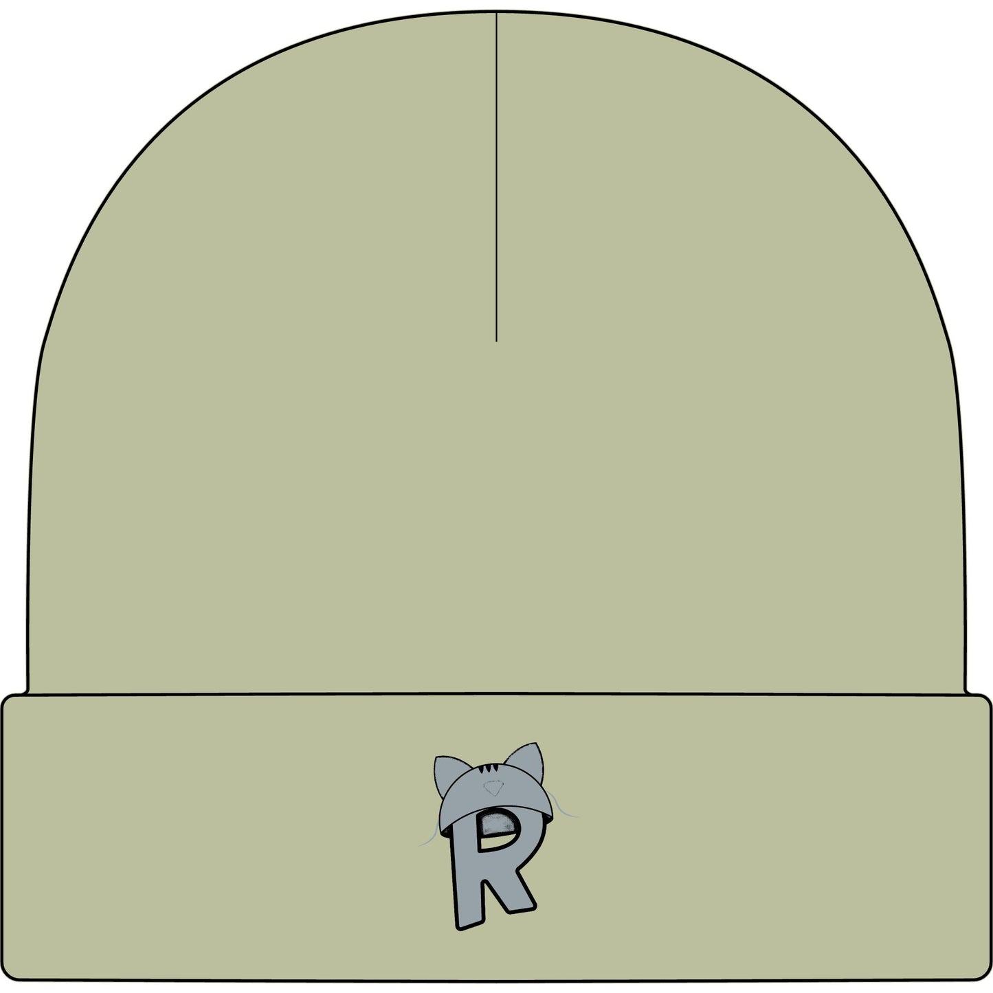 Rikles Official "Stealth Cat" Cuff Beanie