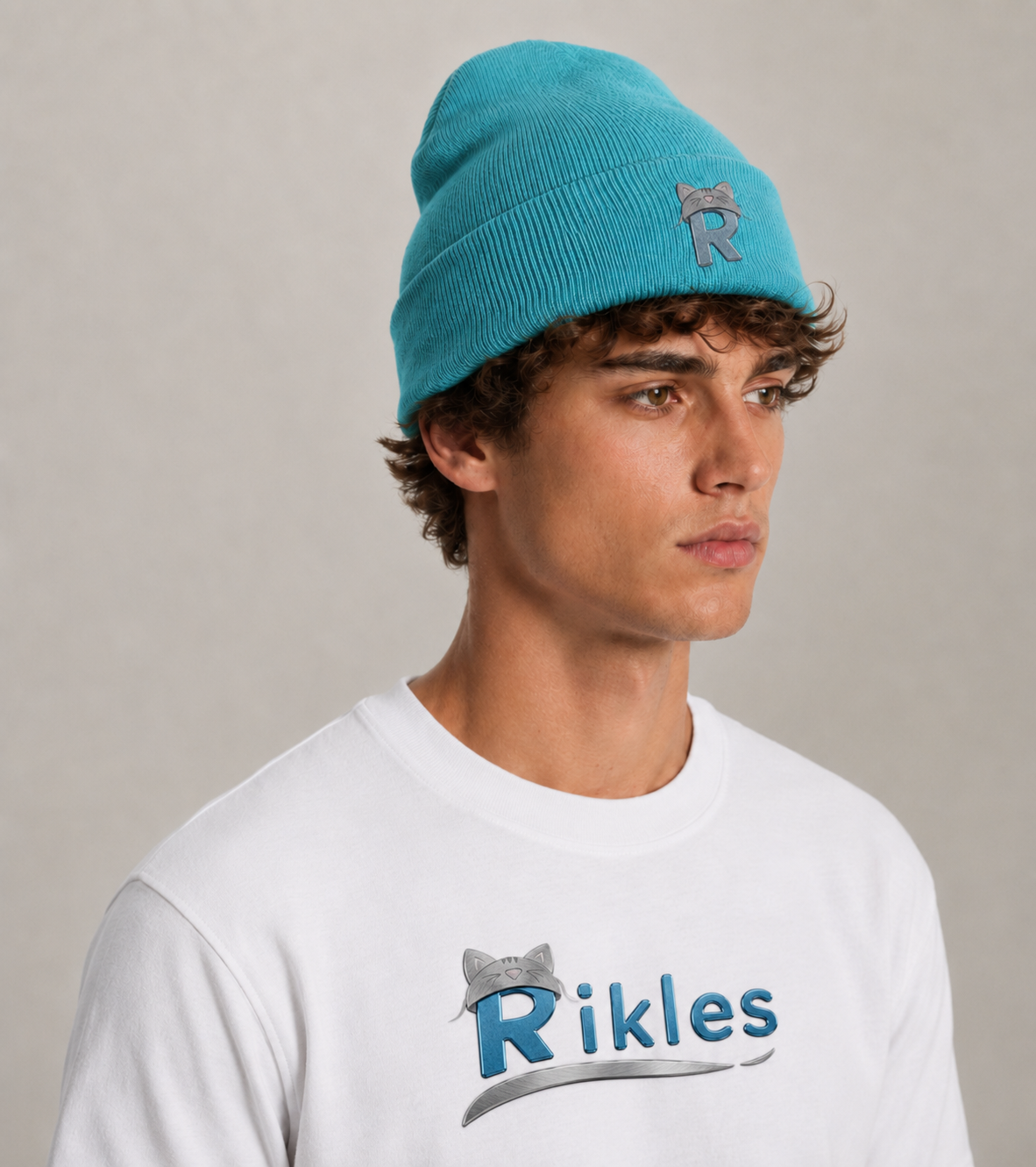 Rikles Official "Stealth Cat" Cuff Beanie