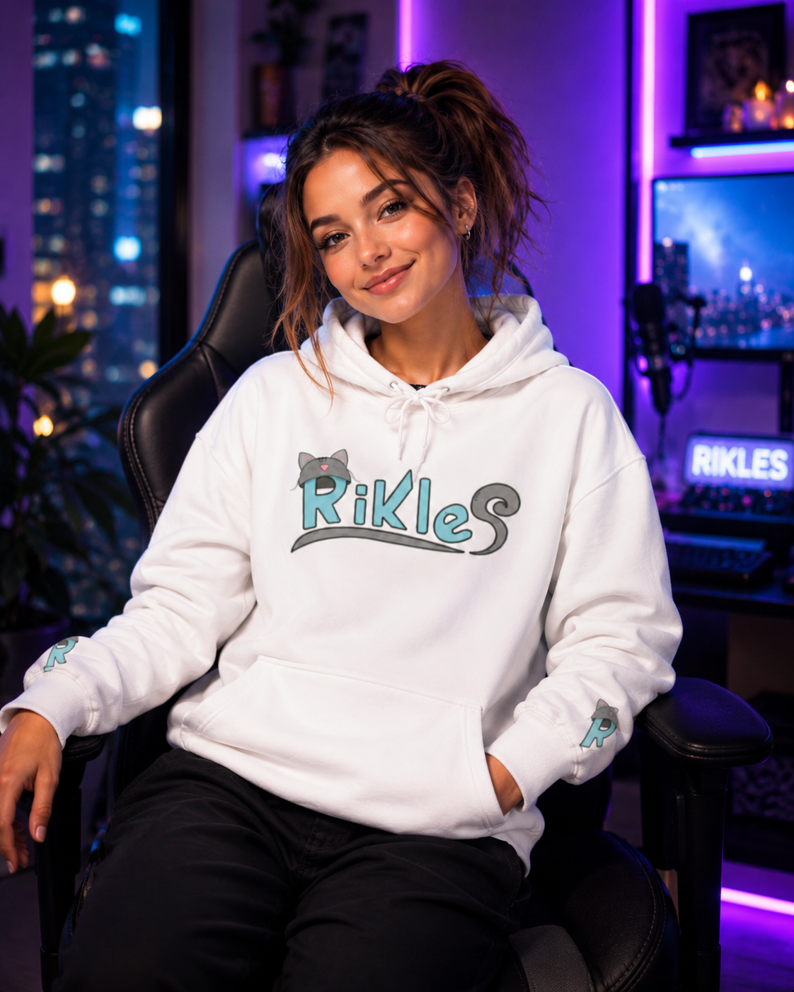 The Official Rikles Hoodie | Original Script Logo